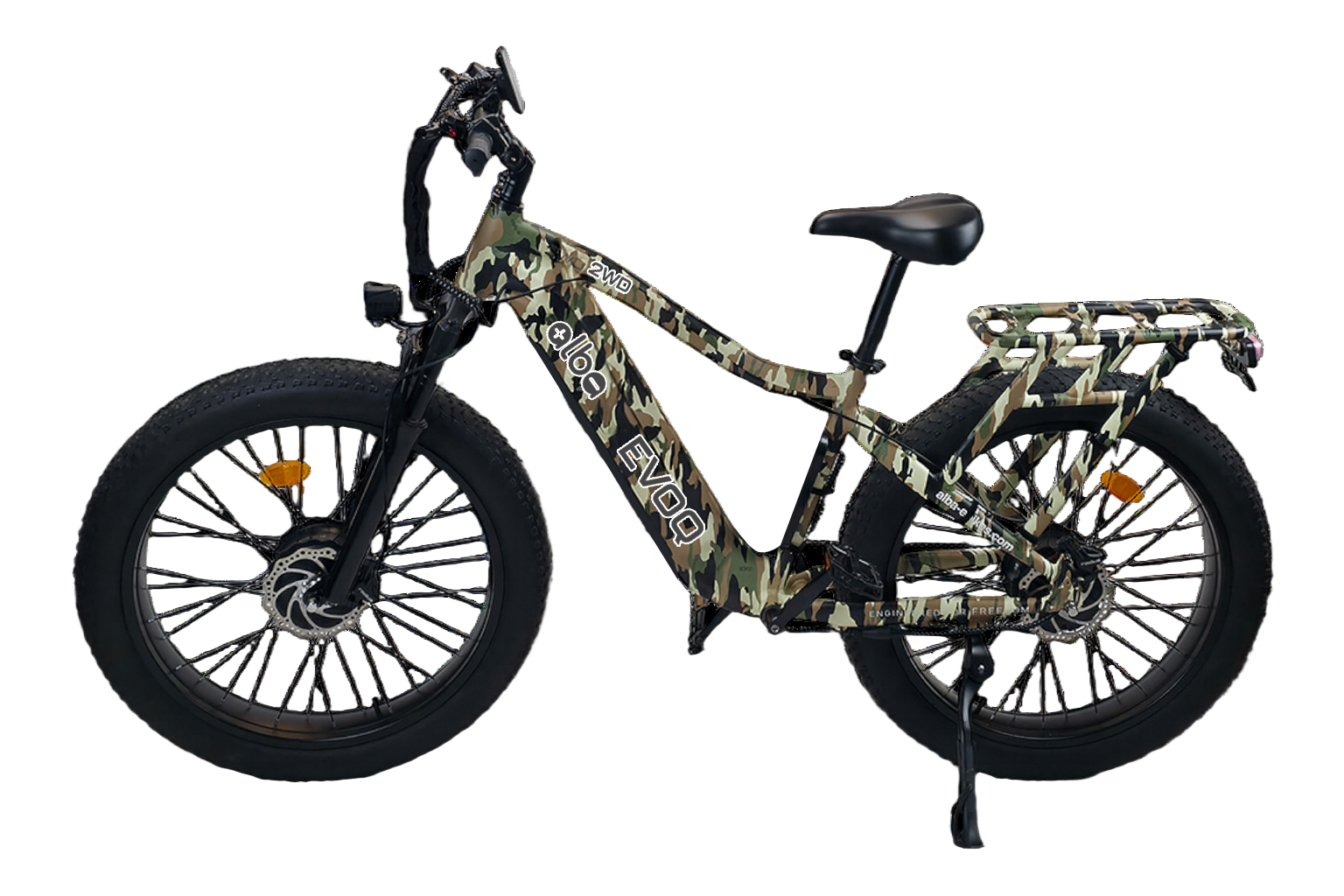 Alba Evoq çift motor elektrikli bisiklet kamuflaj