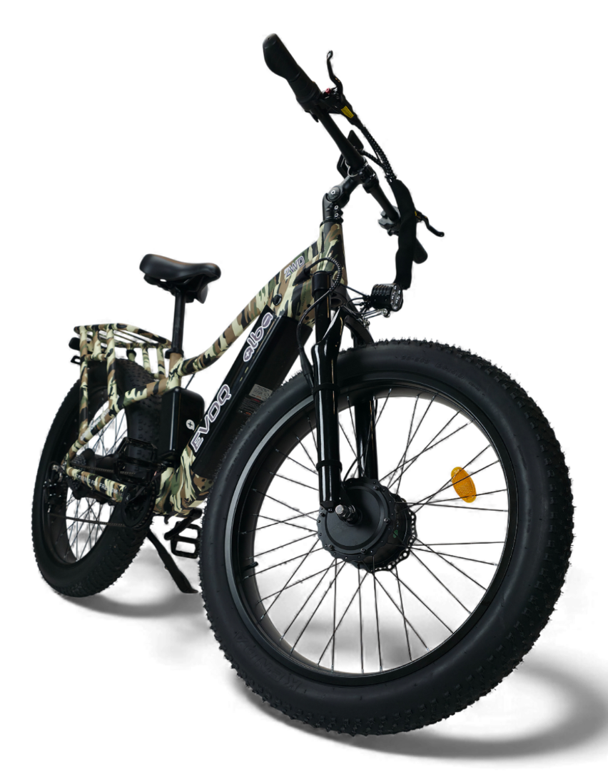 Alba Evoq çift motor elektrikli bisiklet off road