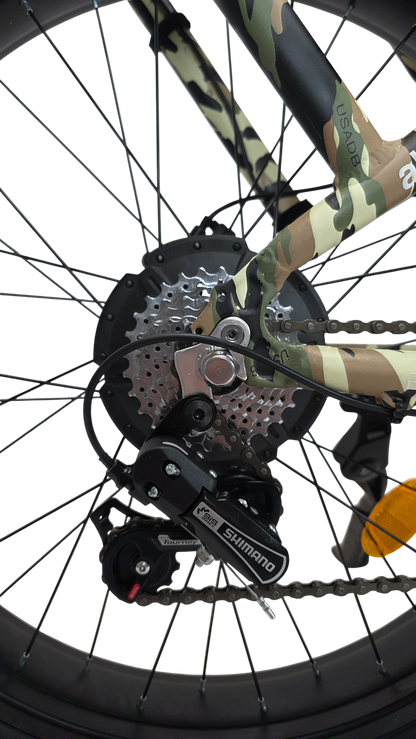 Alba evoq çift motor elektrikli bisiklet arka motor