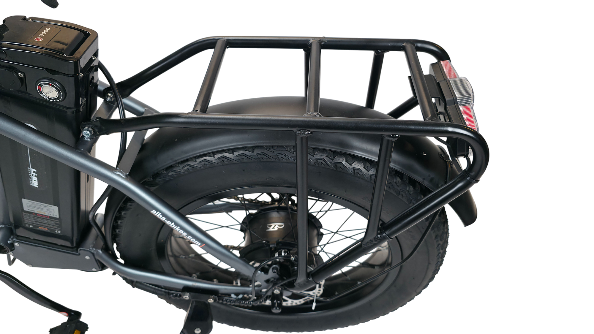 Alba Fold s elektrikli bisiklet arka bagaj detayı