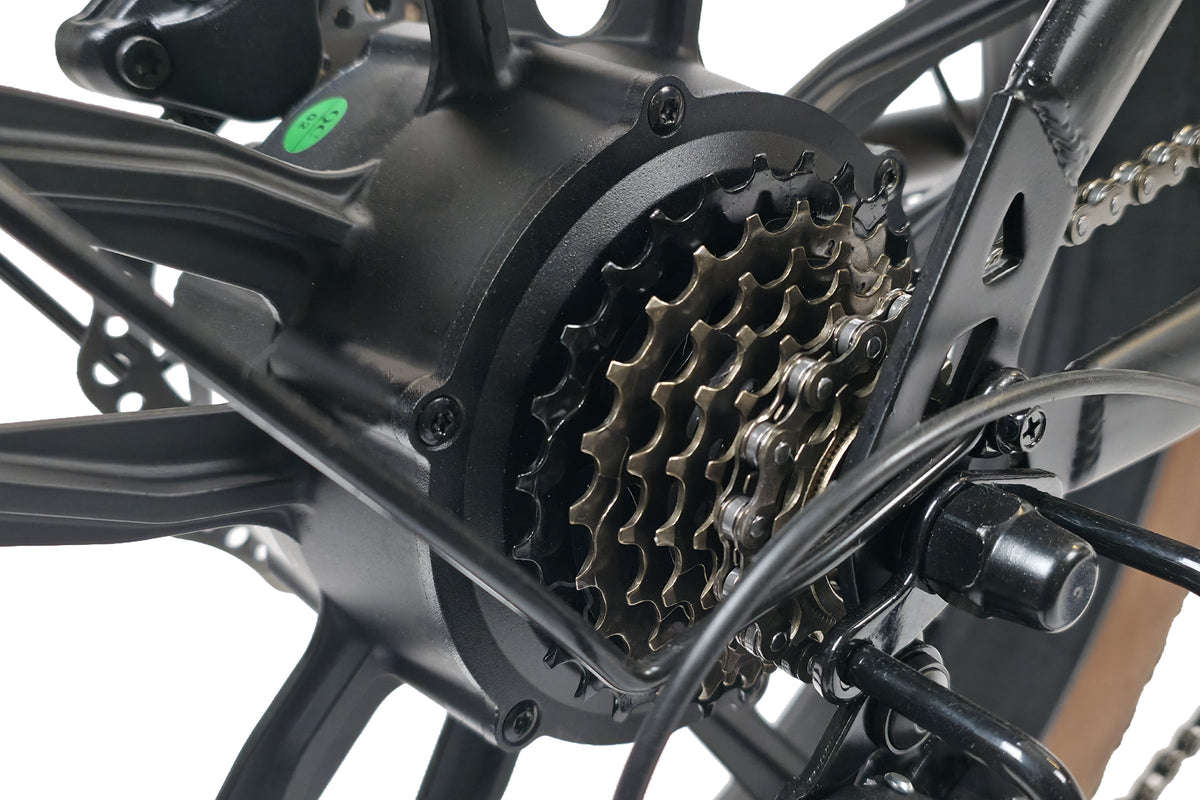 Alba Motobike X1 48 V arka göbek motoru ve 7 vites dişli grubu