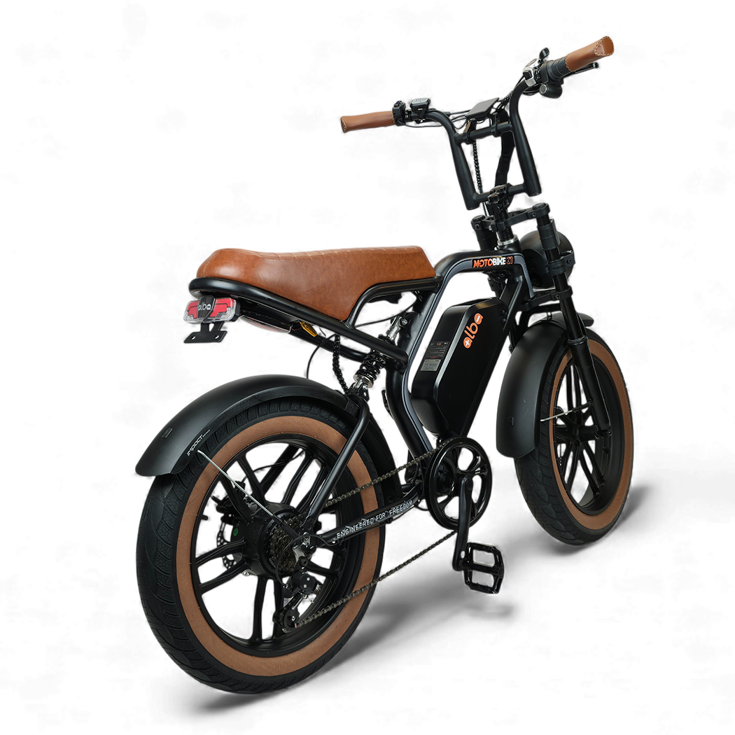 Alba Motobike X1 arka açılı görünüm