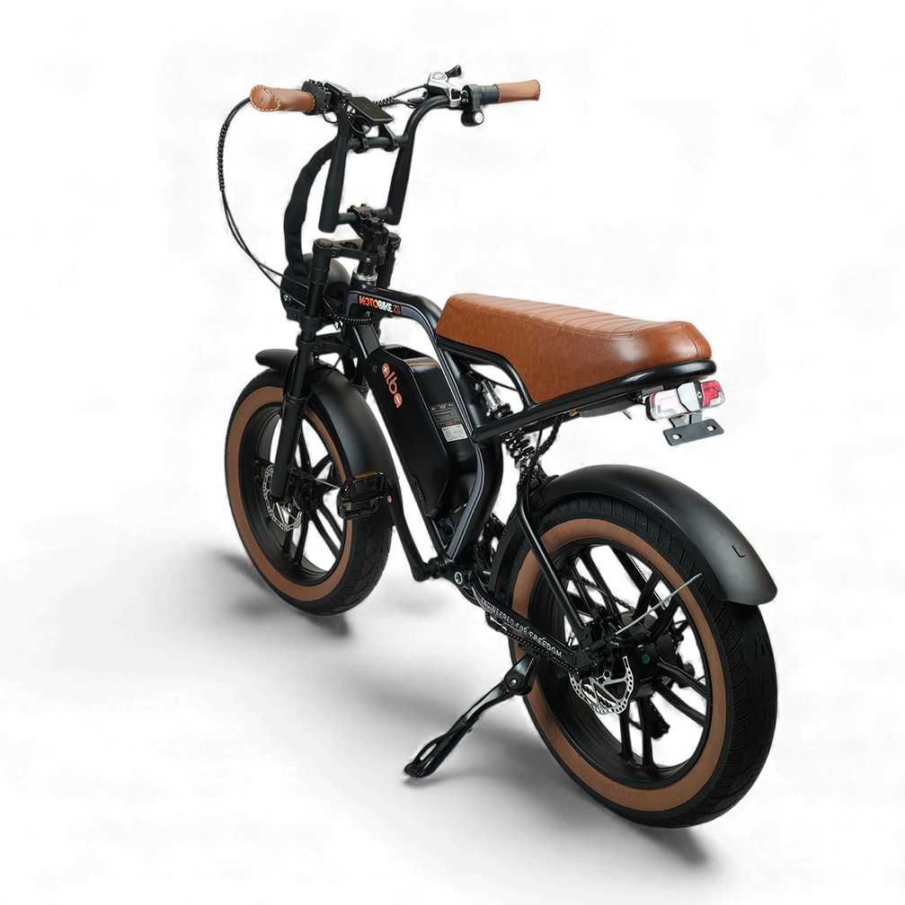 Alba Motobike elektrikli bisiklet arka soldan açılı genel