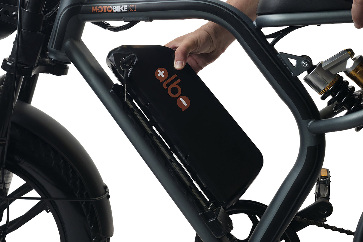 Alba Motobike X1 çıkarılabilir bataryanın kadrodan alınması