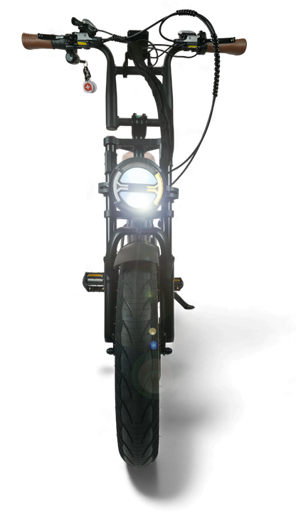 Alba Motobike elektrikli bisiklet tam önden görünüm