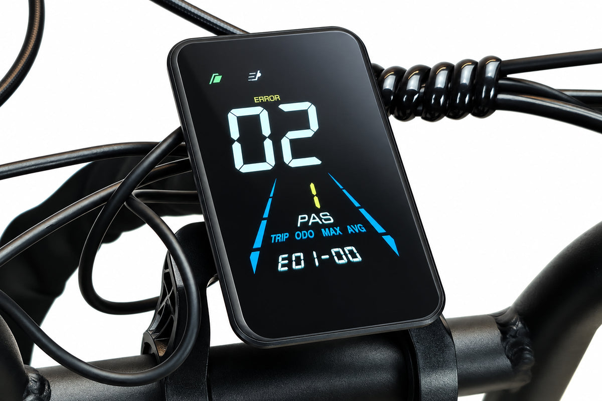 Alba Motobike X1 renkli LCD göstergesi
